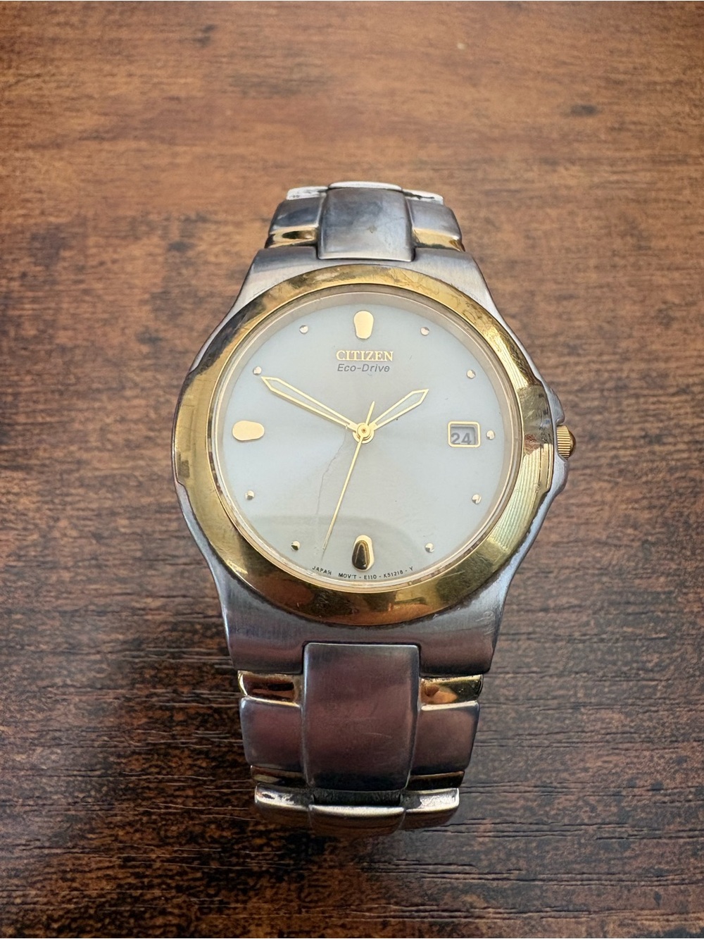 Citizen Two-Tone Silver and Gold Eco-Drive Watch